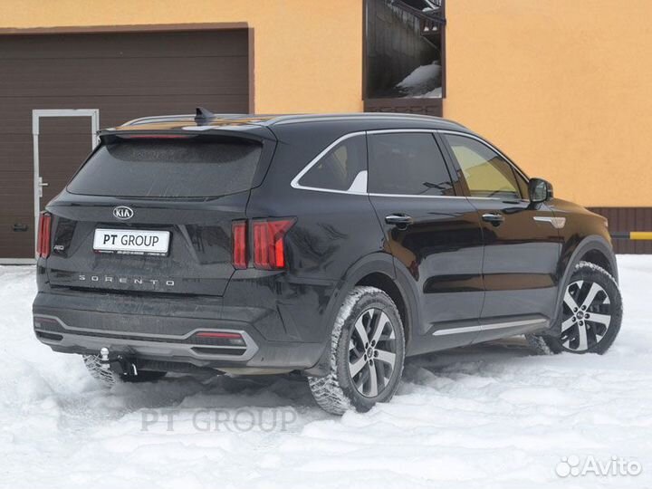 Фаркоп под квадрат Hyundai Santa Fe IV Restyling