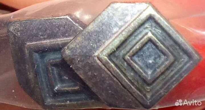 Серьги винтаж с биркой