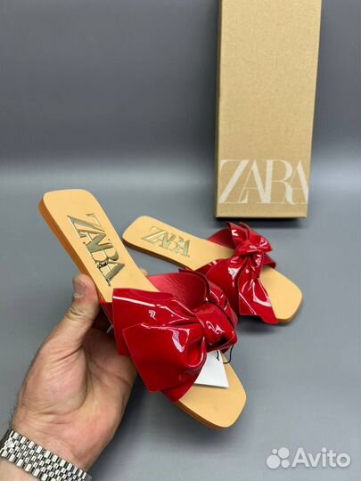 Шлепки zara