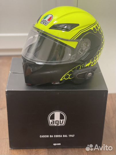 Шлем AGV Compact ST + Sena 30k+ HD