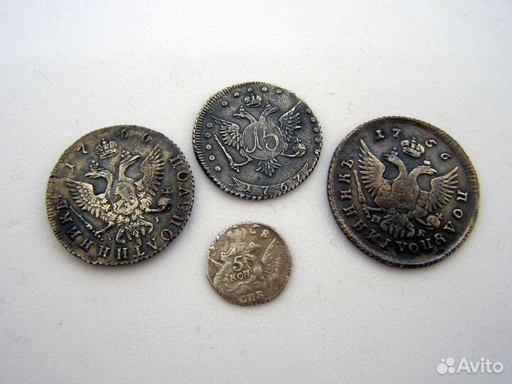 Монеты серебро нечастые, оригиналы