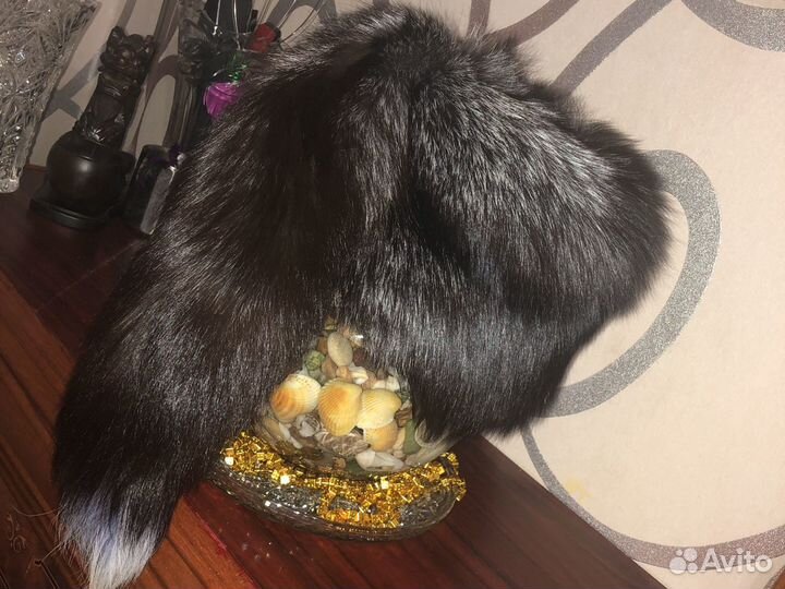 Шапка енотовая