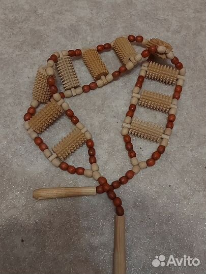 Массажер для спины деревянный