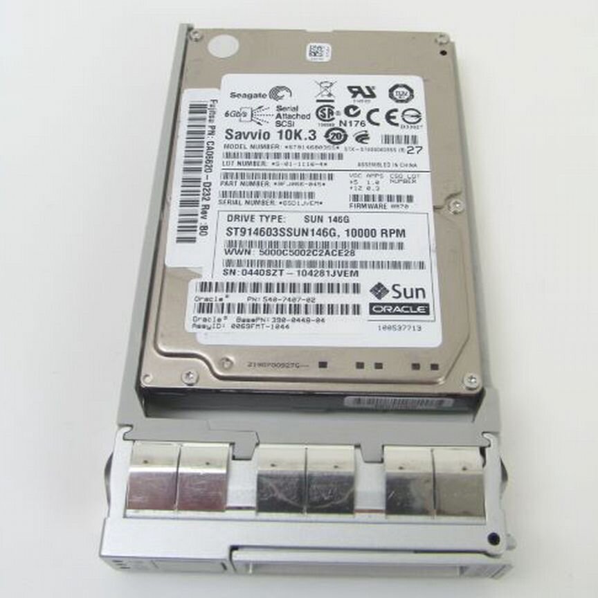 [540-7407] Жесткий Диск Sun 146gb Sas 10k -02 540-7407
