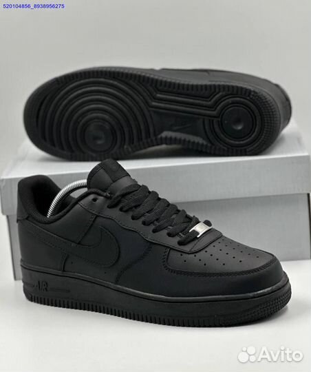 Кроссовки Nike Air Force Low Black (Арт.60987)