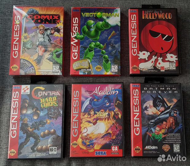 Оригинальные игры Sega Genesis/Mega Drive