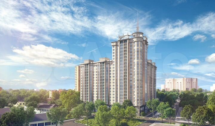 3-к. квартира, 123,5 м², 19/22 эт.