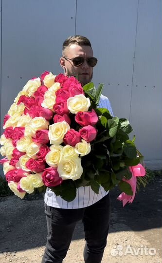 Букет роз с доставкой 51 шт