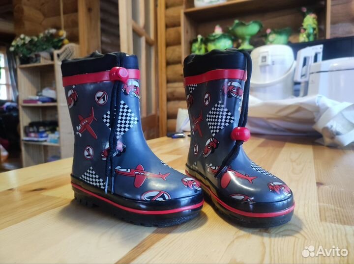 Детские резиновые сапоги, 23 размер