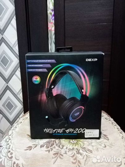 Новые Игровые Наушники Dexp GH-200 Hellfire