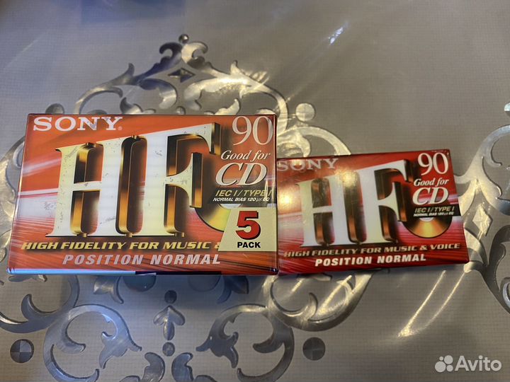 Аудиокассеты sony hf 90