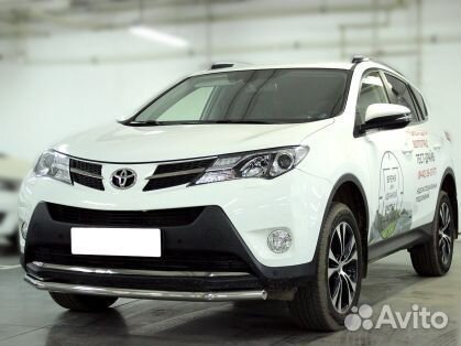 Защита переднего бампера Toyota Rav-4,2013-2015г.в