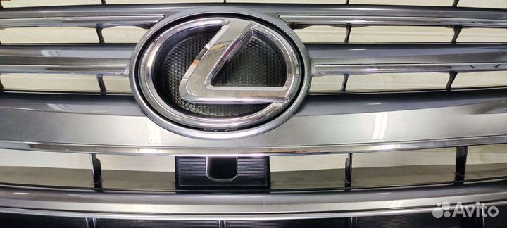 Lexus LX 450D Передний бампер черный под установку