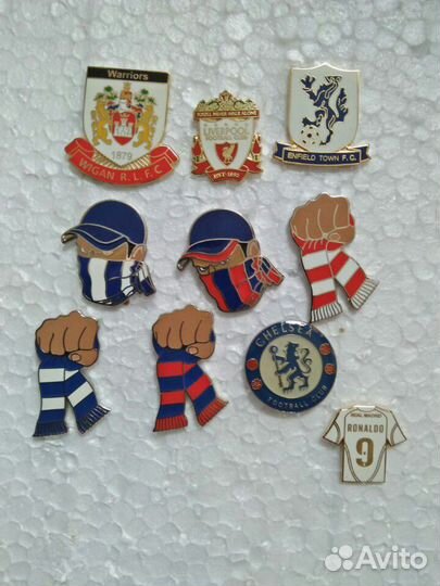Значки спорт клубы, футбол