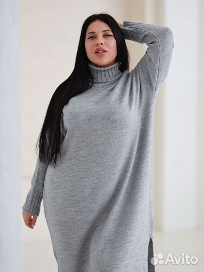 Платье женское оверсайз 52-54