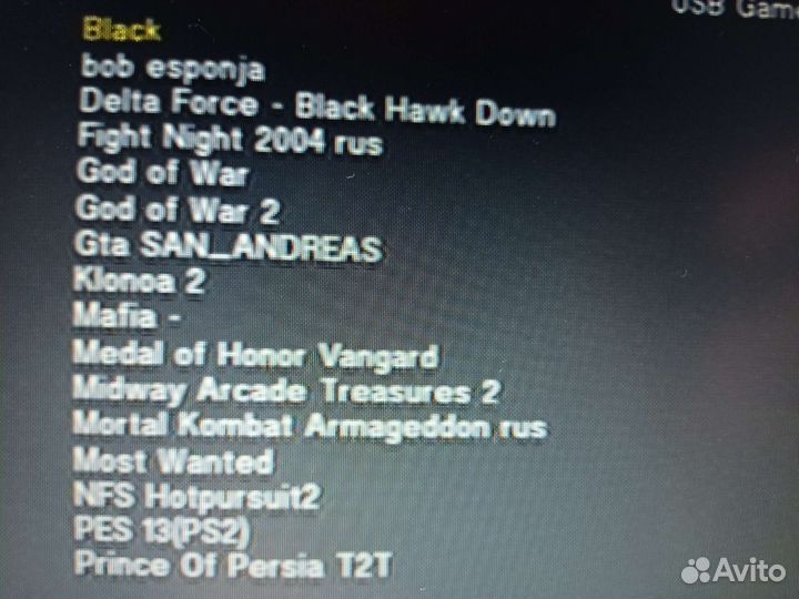 Sony Ps2 флеш 64 GB 16 игр