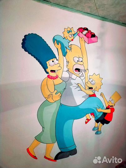 Художник, роспись стен и меловых досок