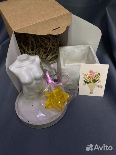 Подарочные наборы из гипса