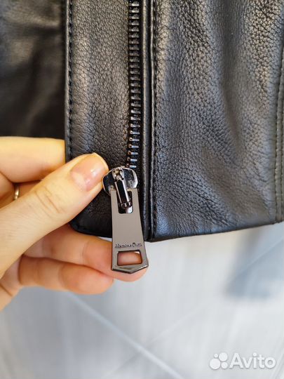 Massimo dutti кожаная куртка