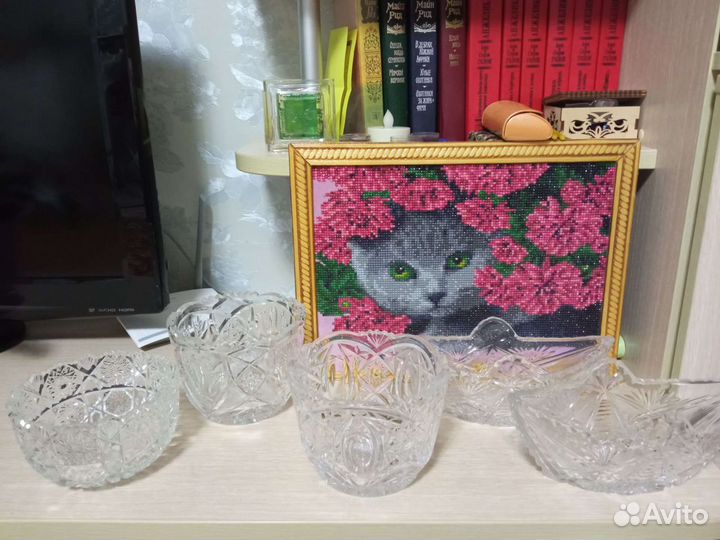 Хрустальная ваза