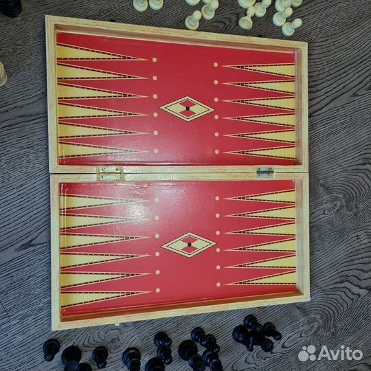 Шахматы нарды шашки 5040см