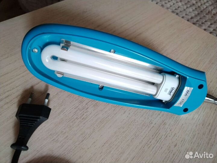 Лампа настольная на прищепке