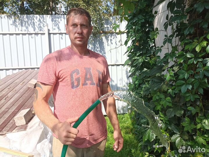 Бурение абиссинской скважины, колодца на воду