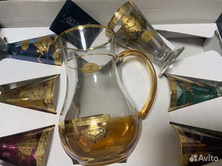Графин и бокалы art decor veneziano