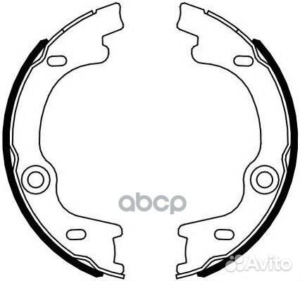 Колодки торм барабан к-т fsb4099 Ferodo