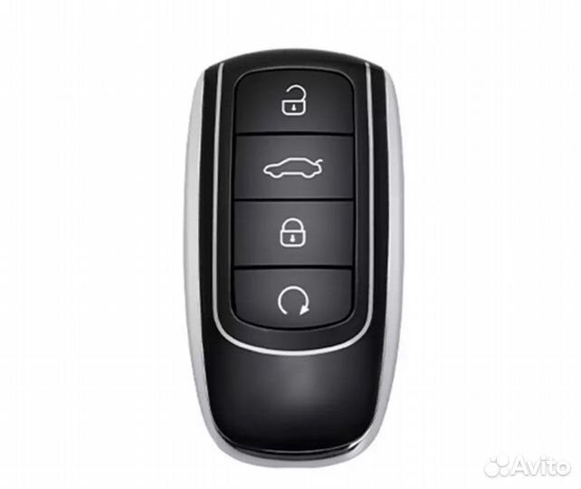 Чехол на ключ Chery Tiggo 7 и 8 Pro Max, Omoda, Jaecoo TPU Silver new