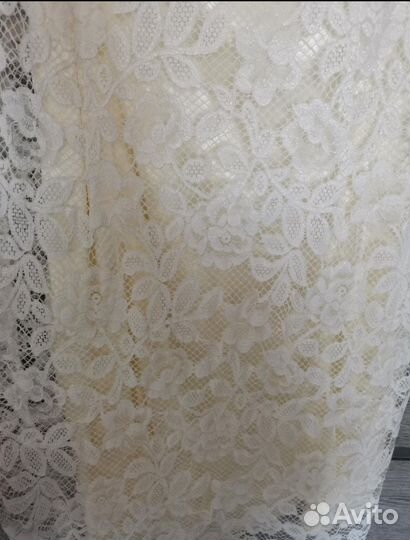 Свадебное платье 48 50 бу