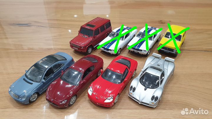 Модели 1:43 с дефектами