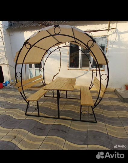 Беседка для дачи деревянная