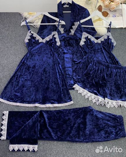 Пижама женская 5 в 1 44р до 54р