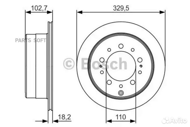 Диск тормозной