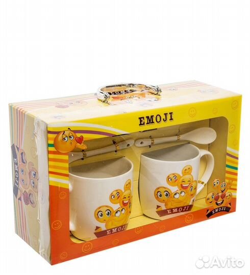 Н-р из 2-х кружек в подарочной коробке Эмодзи A2132993