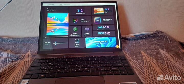 Ноутбук chuwi corebook x