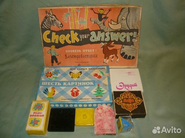 Настольные игры, головоломки 70-х гг