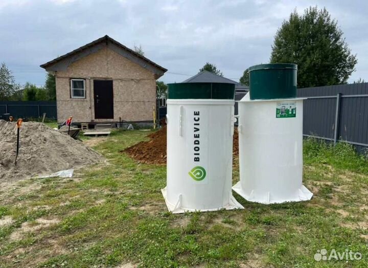 Септик из бетонных колец