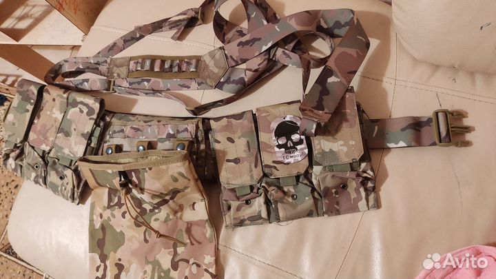 Тактический пояс с подсумками мультикам