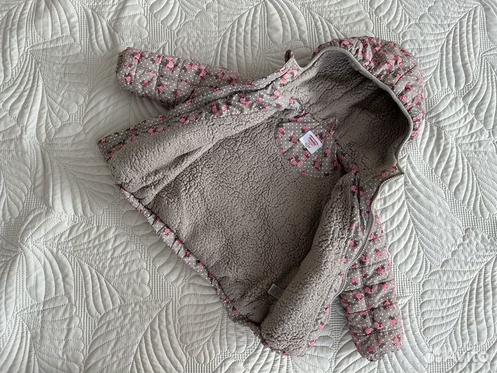 Куртка для девочки 92 и шапка hm в подарок