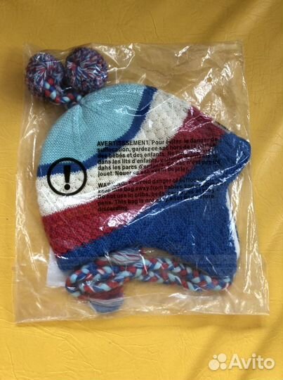 Шапка Deux par Deux зима 3/4 года, 5/6лет