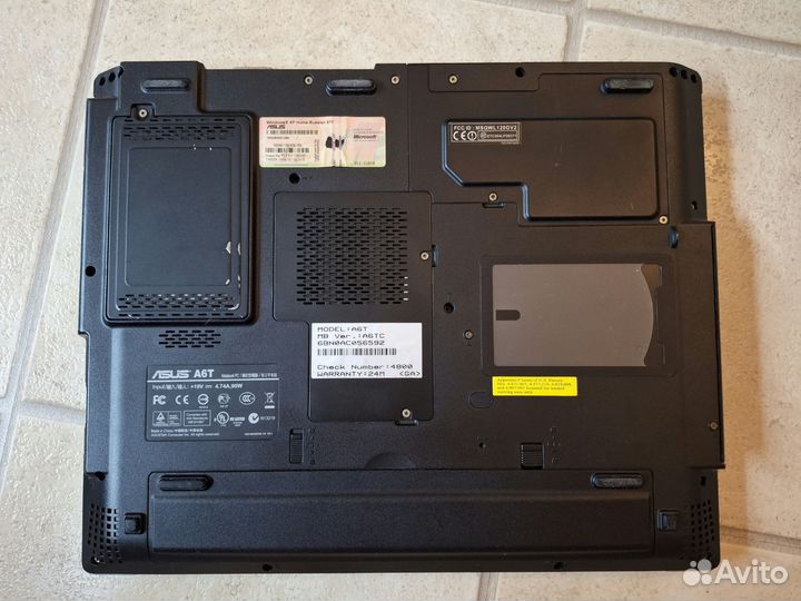 Ноутбук Asus A6t