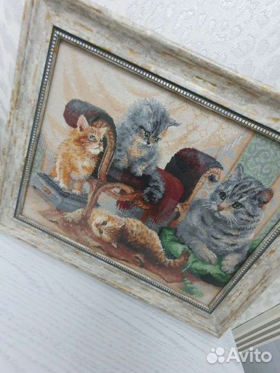 Картина вышитая крестом