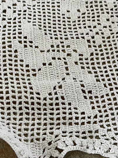 Скатерти вязаные ручной работы