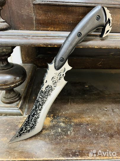 Нож дракон ковка