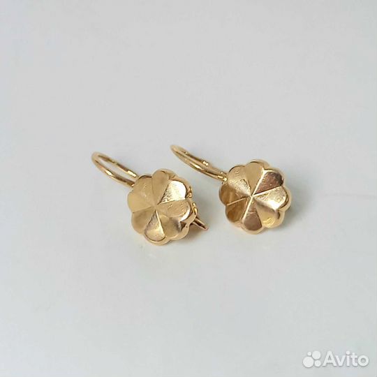 Золотые серьги