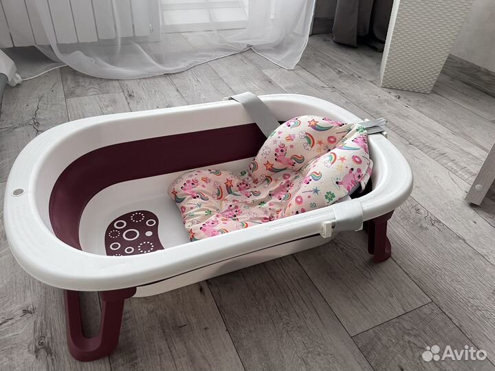Детская ванночка для купания складная