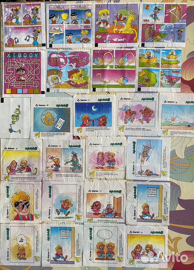 Вкладыши 90е minti Cin Cin другие