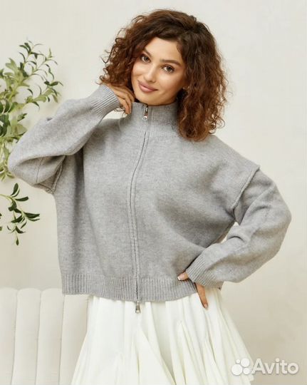 Кардиган на молнии